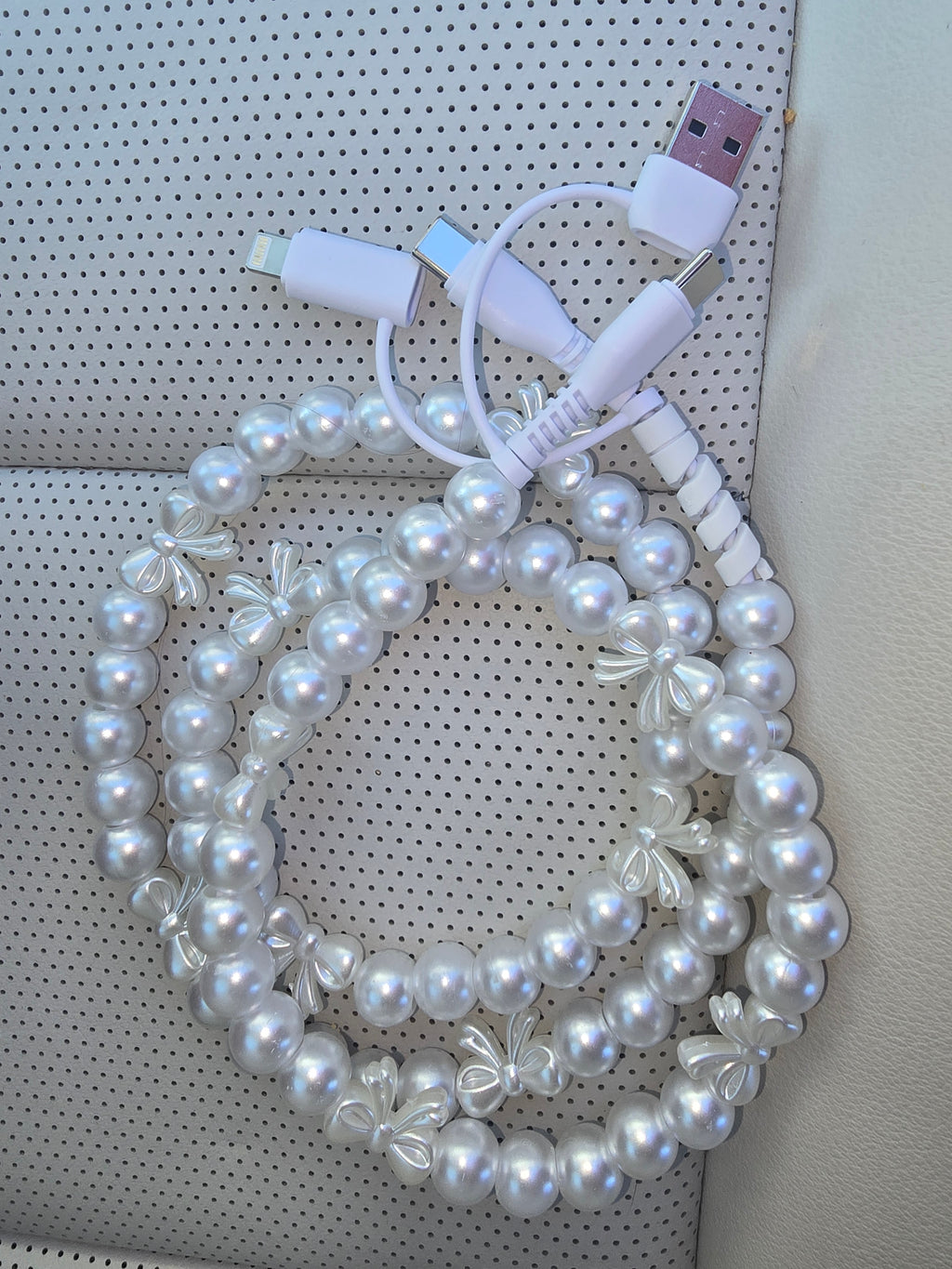 Beaded Cell Phone Chargers